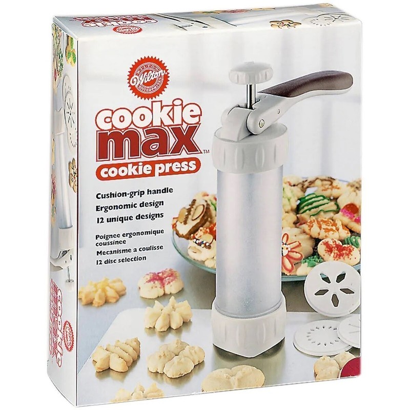Wilton Cookie Max Cookie Press Cushion Grip 12 Discs Designs Ergonomic 2104-4003 gallery
