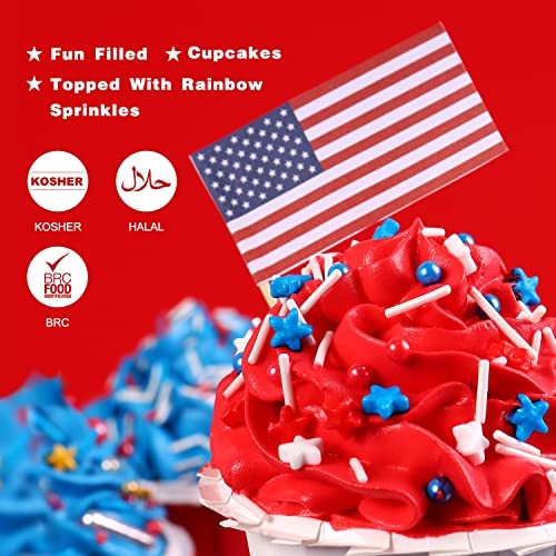 Edible Nonpareils Red White and Blue 4th of July for Cake Patriotic Sprinkles gallery