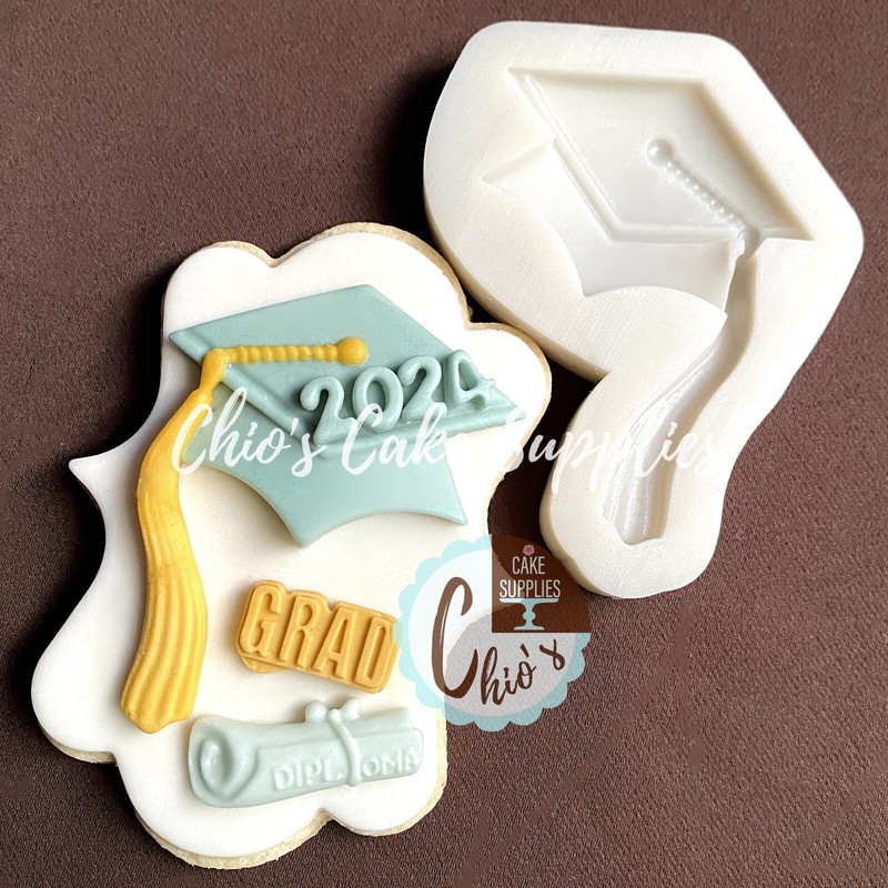 Graduation Cap silicone mold. gallery
