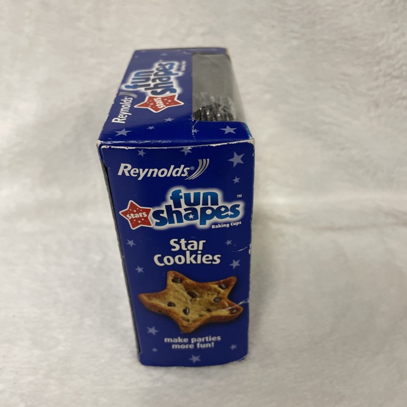 STARS Pie Cup Cakes 2005 Alcoa Reynolds Aluminum Fun Shapes 24 Foil Baking NEW gallery