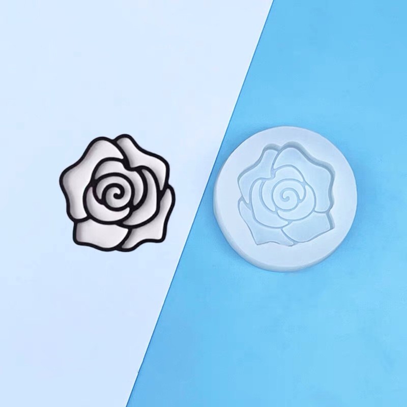Silicon Camellia Rose Flower Mould Mold Chocolate Fondant Candy DIY Clay Resin gallery