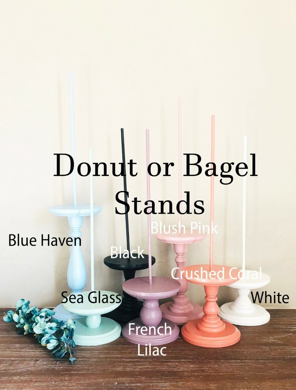 Donut Stands Holder Wedding Party Doughnut Wall Colors Hand Painted Cake Stand