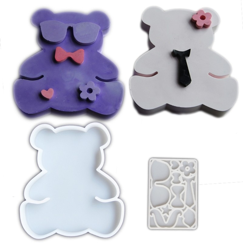Bear Silicone Fondant Mold for Chocolate Cake Decoration gallery