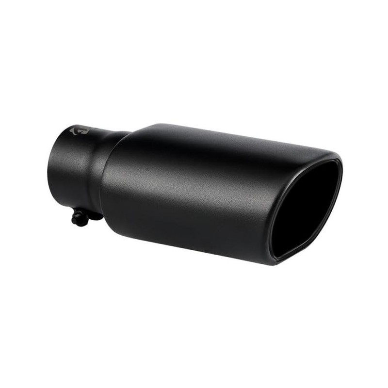 2.5” Inlet Exhaust tip Stainless Steel,Rectangle Muffler Tail Pipe | Fit Black