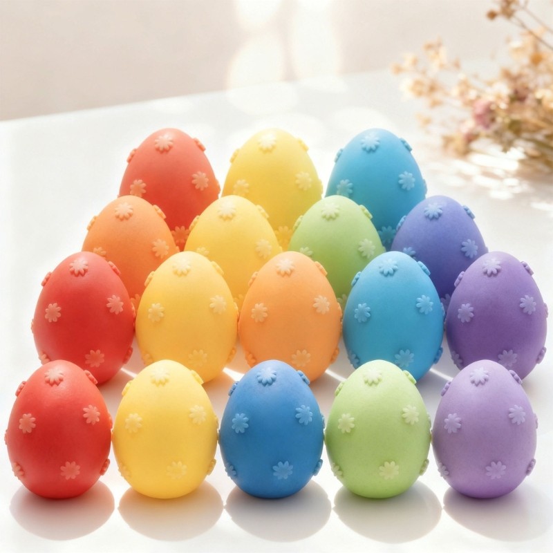 Easter Eggs Silicone Mold Grade Silicone for Soap Making gallery