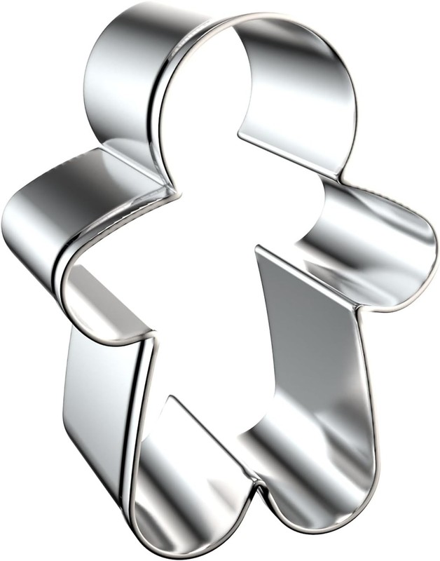 Gingerbread Man Cookie Cutter Set 5 inch, 4 inch, 3 inch, 2 inch 4 Piece Ch... gallery