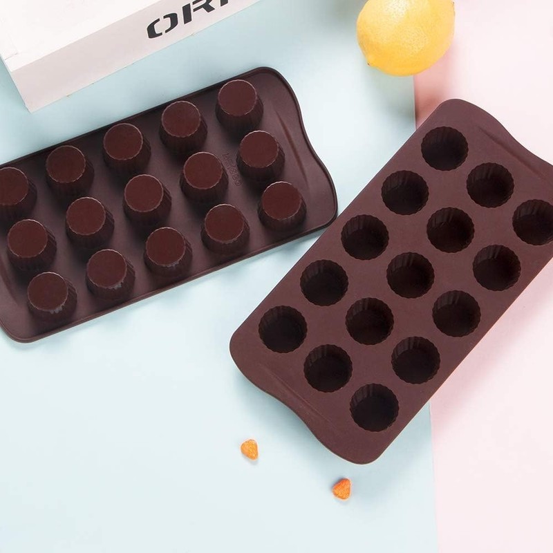 Food-Grade Silicone Molds for Treats - Ideal for Chocolate, Candy & More, 2 Pack gallery
