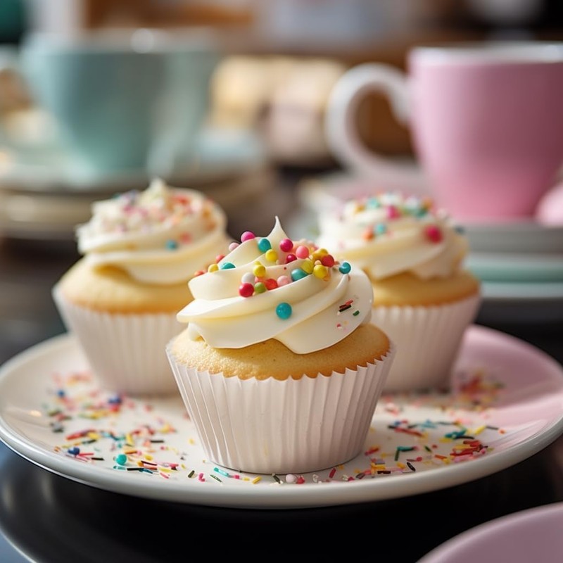 White Mini Muffin Liners Greaseproof Paper Baking Cups, for Christmas gallery