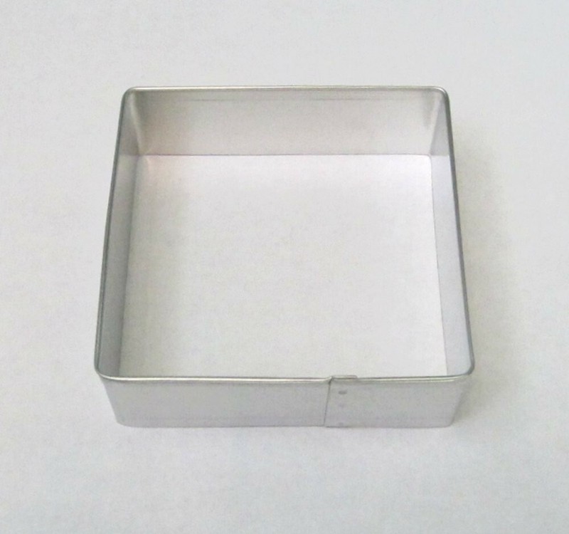 2.5″ Square Shape Cookie Cutter Sign Biscuit Tea Party Sandwhich Pastry