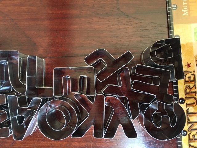 Russian Cyrillic Alphabet Baking Cookie Fondant Cake Cutter Form Metal SMALL gallery