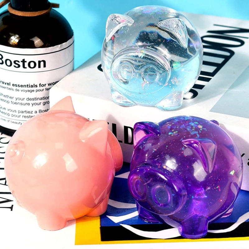 Small Cute Pig Candle Silicone Mold Fondant Chocolate Candy Cake Baking Mold Soa gallery