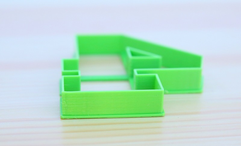 Number Four Digit 4 Cookie Fondant Cutter Cake Mould Large size 8cm Height gallery