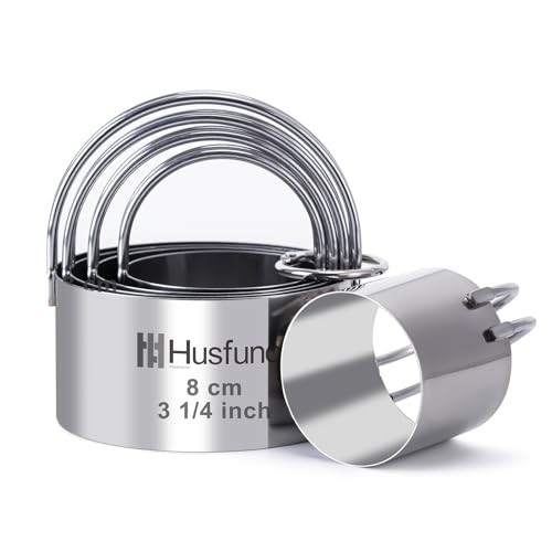 Biscuit Cutter Round Cookie Cutters Handle 5 Stainless Steel Circle Professional