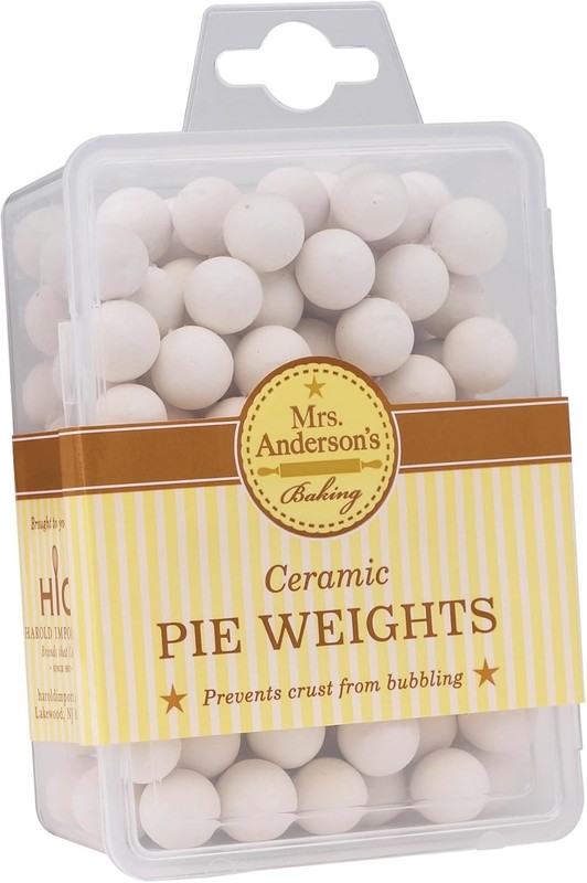 Ceramic Pie Weights for Blind Baking – Heat & Food Safe, Prevent Puffing