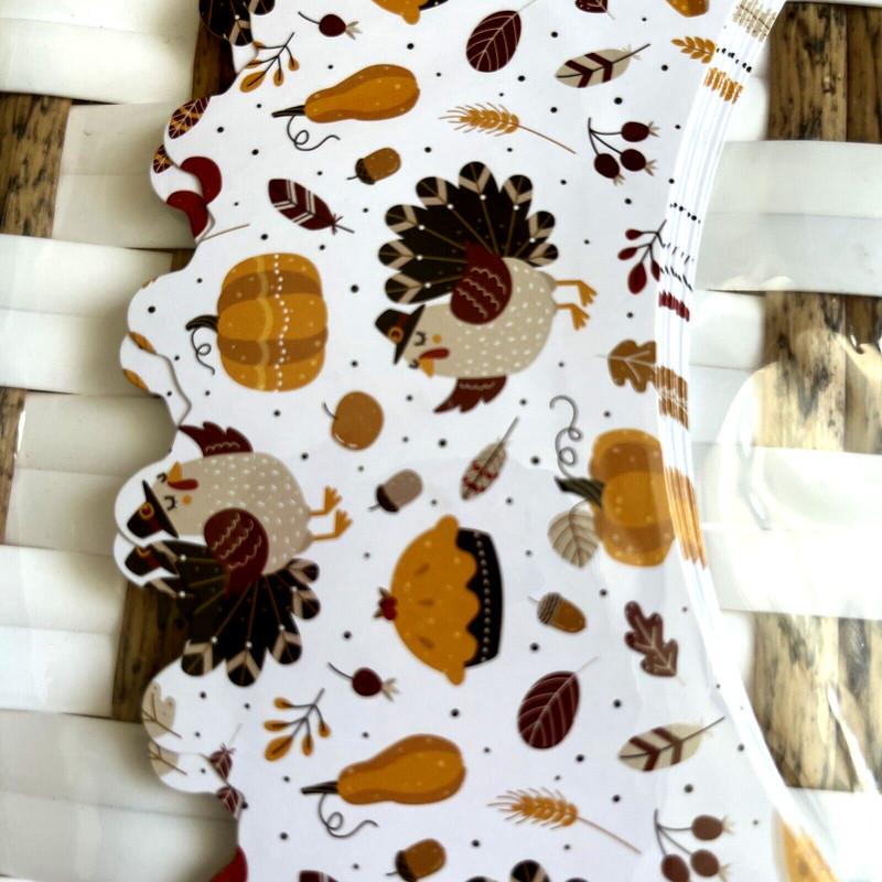 10 Cupcake Wrappers for Thanksgiving Turkeys Gobble Leaves Pumpkin Pies Acorns gallery
