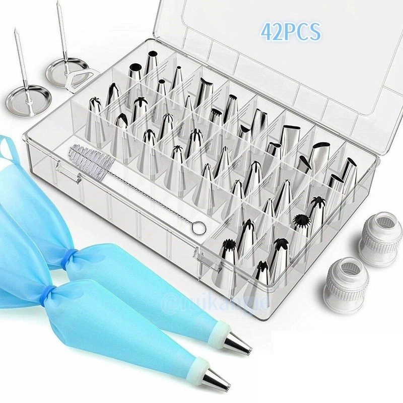 Professional 36 Pattern Stainless Steel Icing Tips Set Cake Decorating Tools