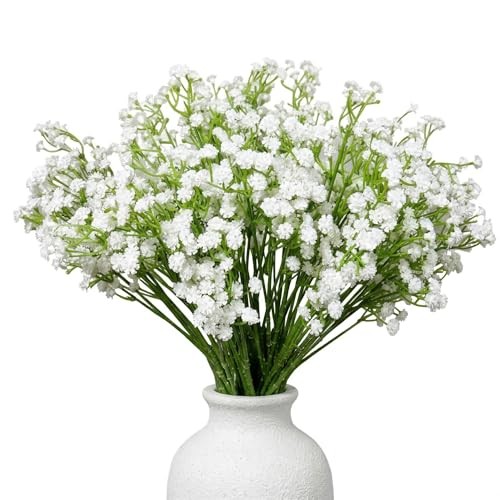 Babys Breath Artificial Flowers Baby Breath Flowers Artificial 18 Pcs White gallery