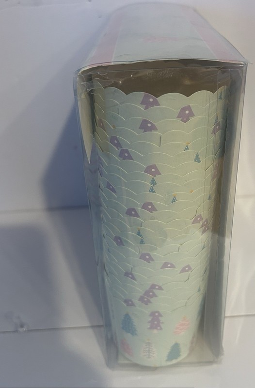 NIB Simply Baked 75 Paper Baking/Snack Cups Christmas MerryMerry Christmas #1920 gallery