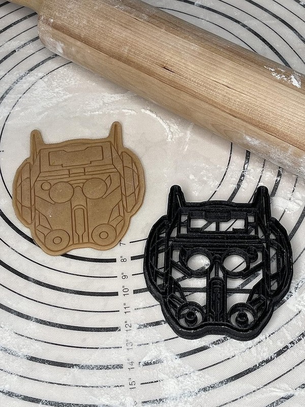 Star Wars Bad Batch Clone Force 99 Tech Helmet Cookie Cutter Mold 4.5-Inch-Scale gallery