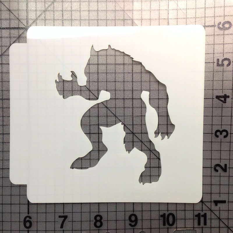 Halloween Werewolf Stencil 101