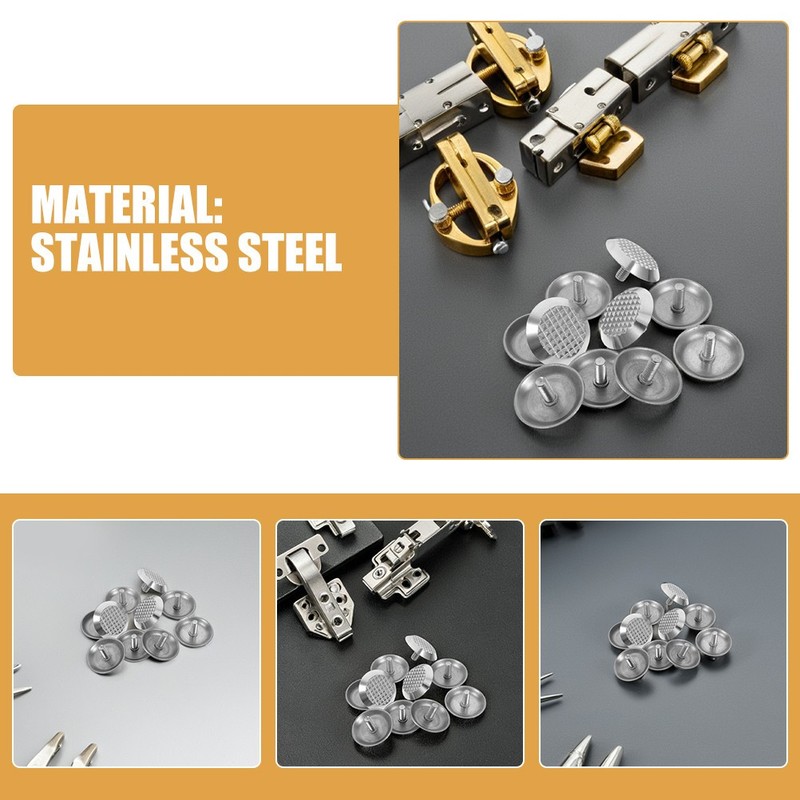 20 Pcs Sidewalk Blind Nail Pathway Tactile Stud Nonslip Warning Studs gallery