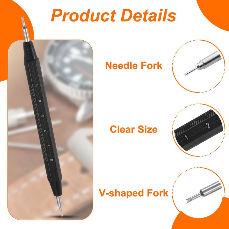 Spring bar 19mm x1.5mm 10pcs for watches with tool gallery