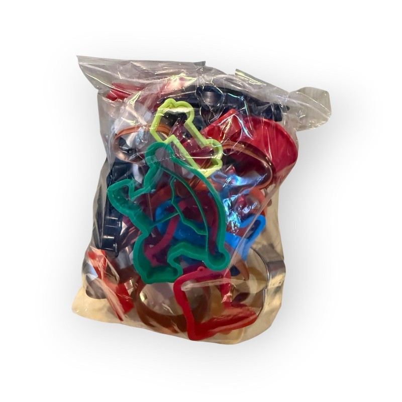 2 x Large Bags Plastic Halloween- Christmas- Valentine- Easter- Cookie Cutters gallery