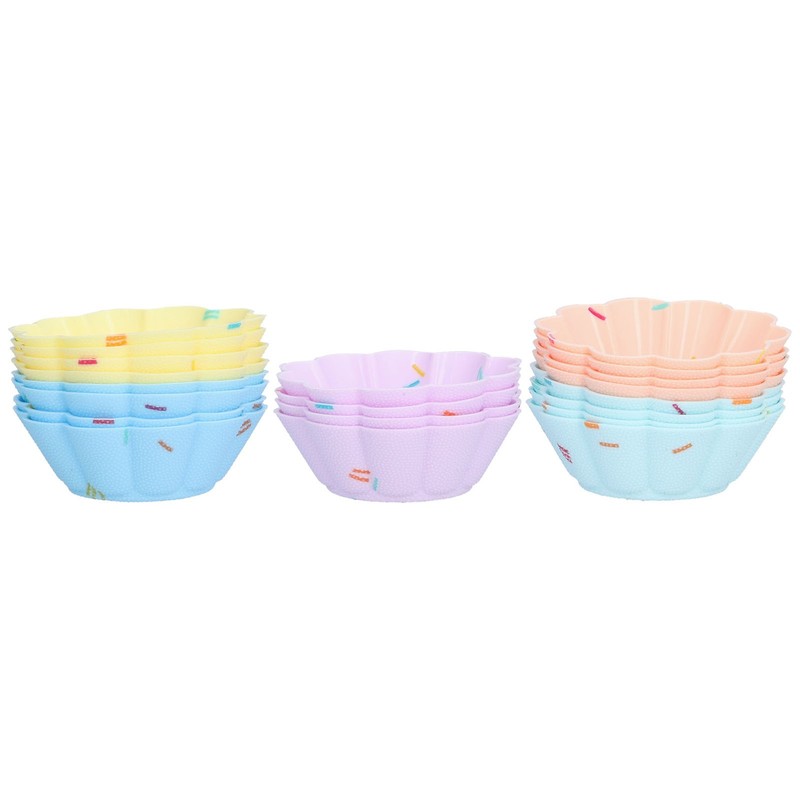 20Pcs Small Cake Cup Baking Mold Reusable Easy Clean Silicone Mini Cupcake gallery