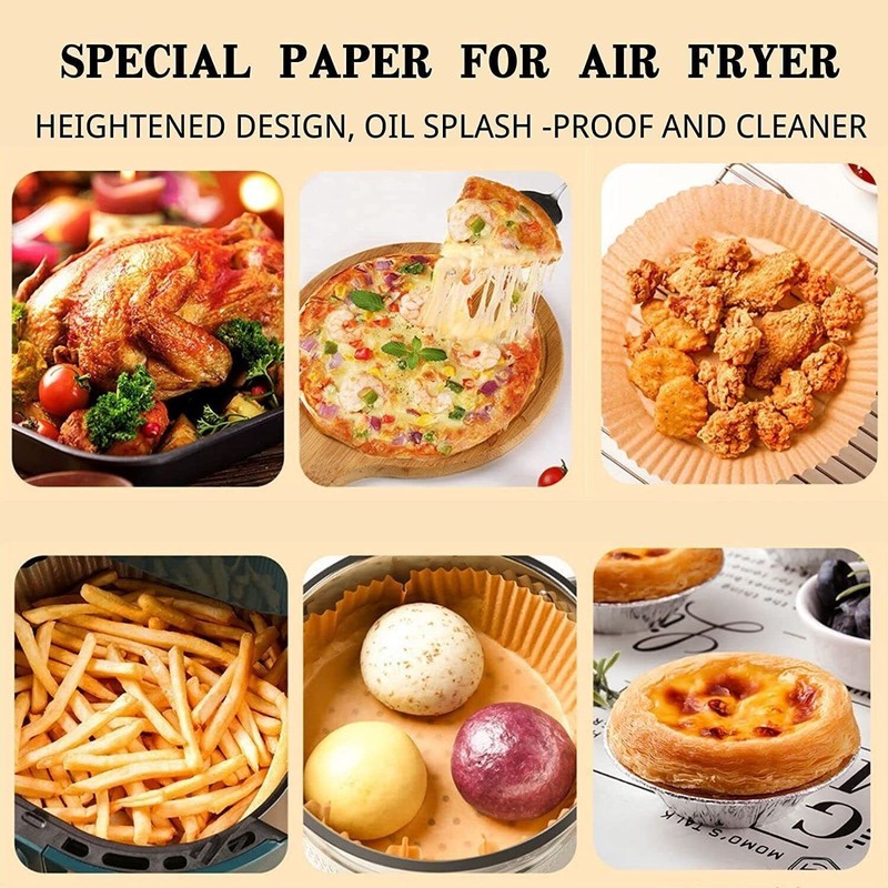 Air Fryer Disposable Paper - Non Stick ( Pack 100 & 200) gallery