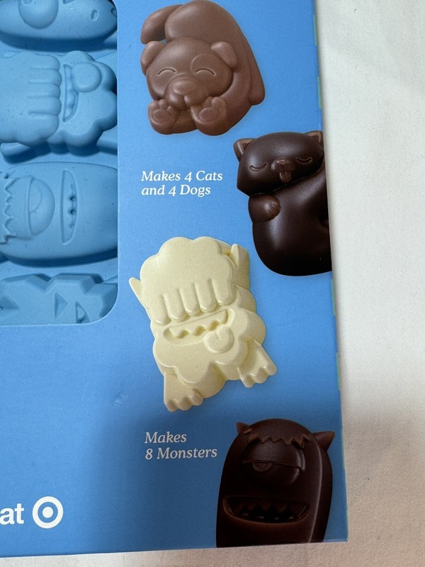 Chocolate Molds Dogs Cats Monster Silicone Koji 2 pack Pastry Chef Decor Baking gallery