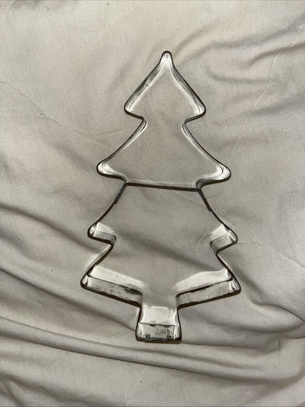 VTG 1984 Fox Run Metal TREE Cookie Cutter Holiday Large 7.5 Inches Christmas USA gallery