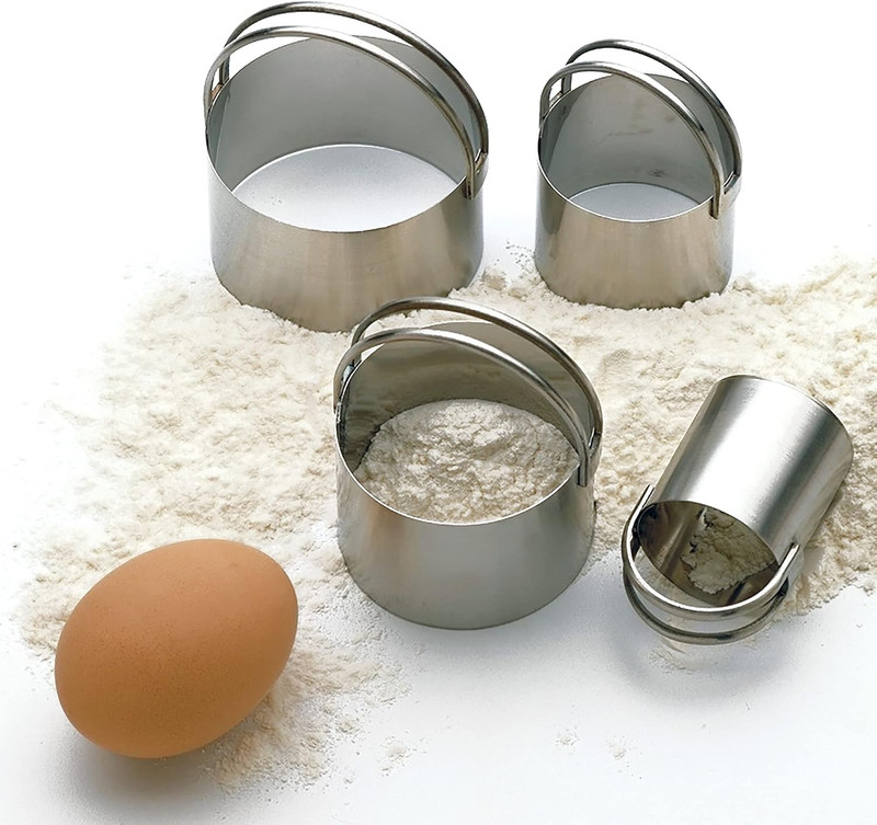 Endurance round Biscuit Cutters - Stainless Steel, Set of 4 | Nest for Easy Stor gallery