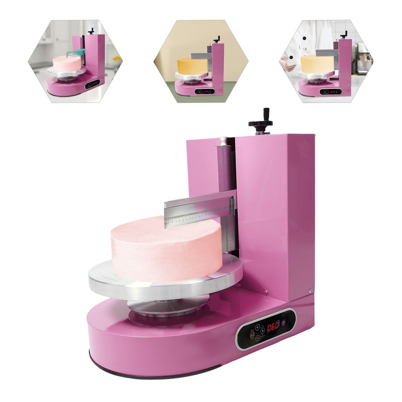 Adjustable Cake Cream Spreading Machine Cake Decorating Machine W/LCD Display gallery
