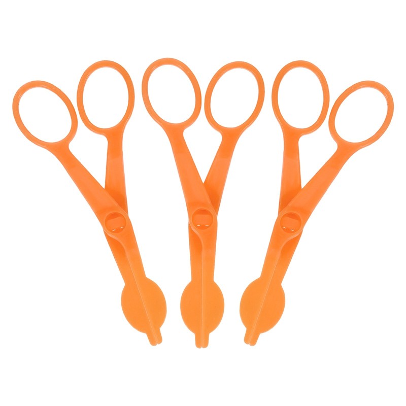 3 Pcs Flower Lift for Decorating Cakes, 5.1 x 2.2 Inches, Orange