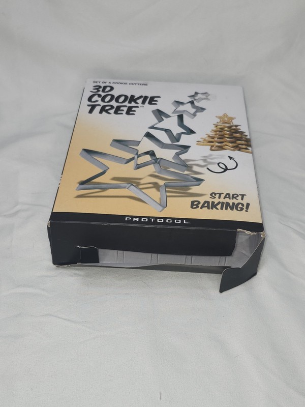 3D Cookie Tree Nested Stainless Steel Star Cutters Set 5, 2.5-6.25" gallery