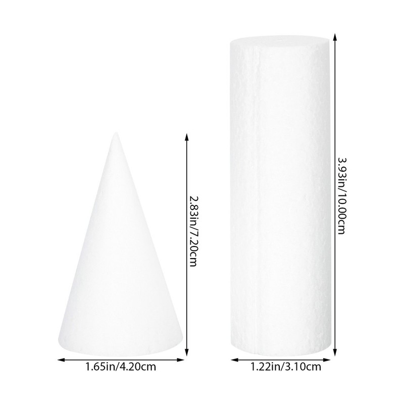1Set White Foam Cake Model for DIY Fondant and Buttercream Training gallery