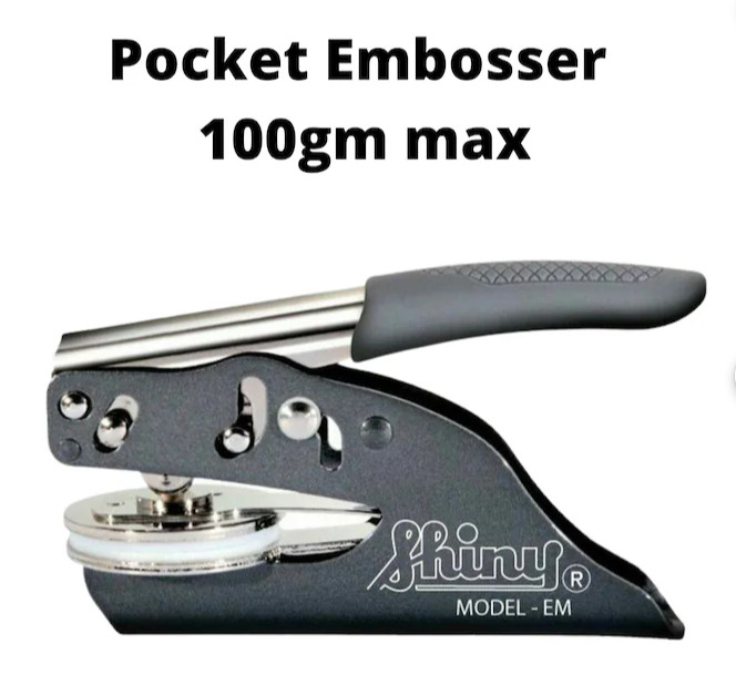 Personalised Library Book Embosser Custom Stamp Logo Seal Made Melbourne