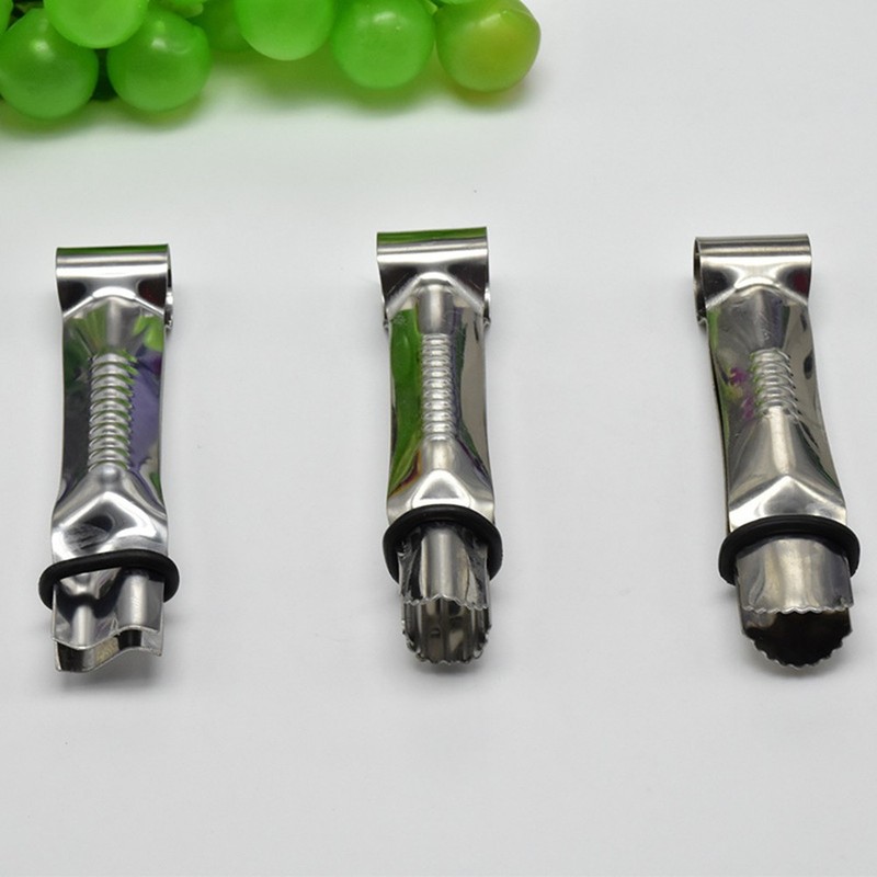 3 Pcs Stainless Steel Cake Lace Clips Curve Fondant Clamp Crimper Cutter gallery