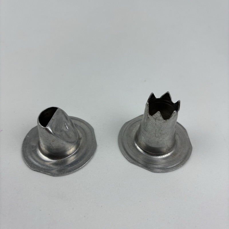 Mirro Cookie Press Holiday Spritz Lot of 2 Replacement Decorator Tips #31 & 32