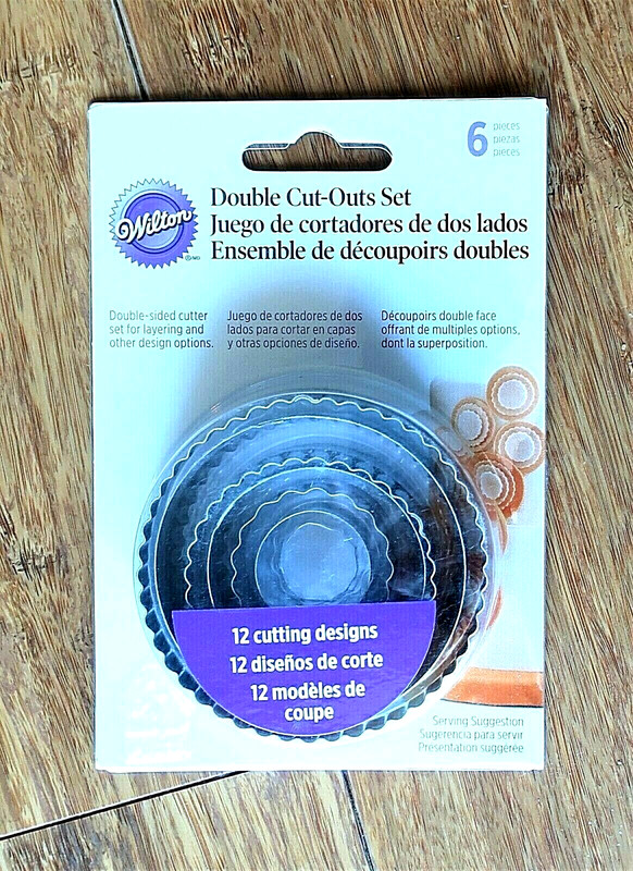 WILTON - DOUBLE CUT-OUTS SET FOR LAYERING AND OTHER DESIGN OPTIONS - NEW gallery
