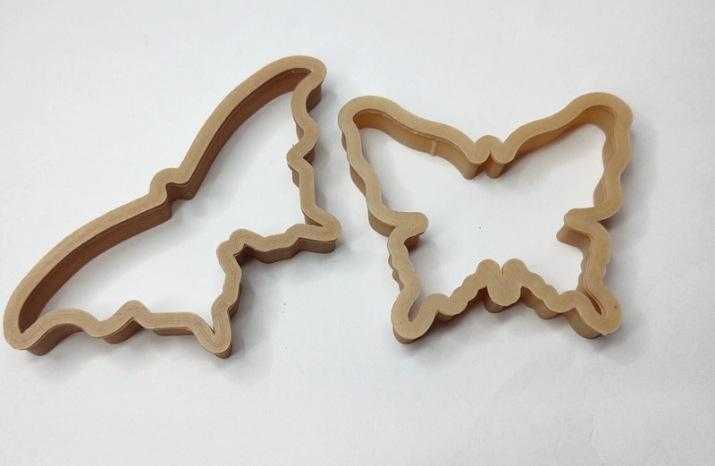 Butterfly Dough Cookie Cutter Outline Set of 2 NEW for Play Doh Clay & More
