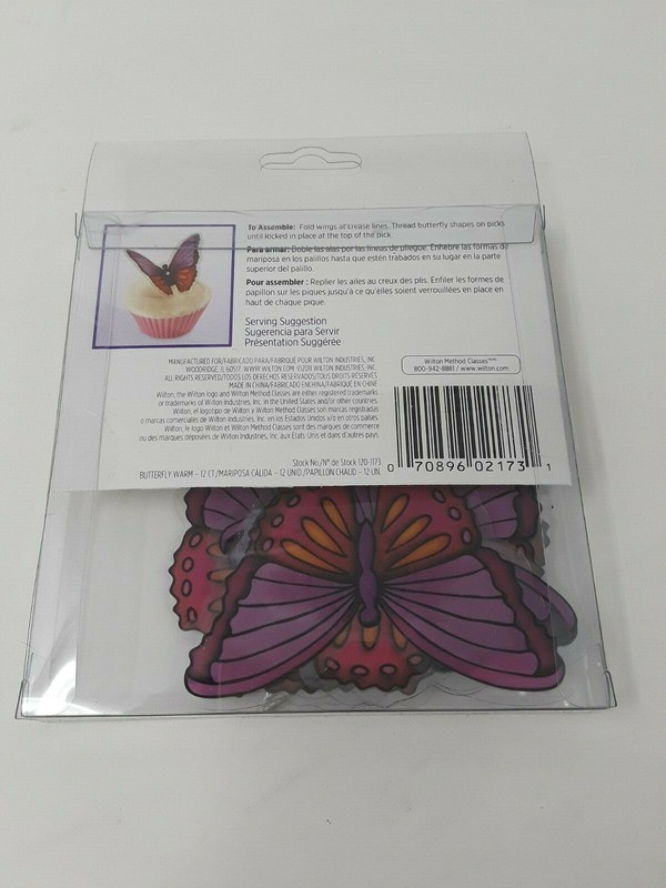 Butterfly Cake Topper Picks Cupcake Party Cakes (12) from Wilton Fanciful Picks gallery