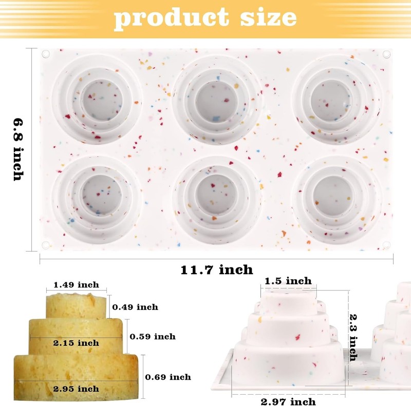 Cake Molds Silicone Shapes Baking Pops Brownie Mousse gallery