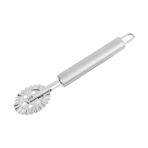Pastry Wheel Cutter, Stainless Steel Fluted Pasta Crimping Wheel Dough Crimper