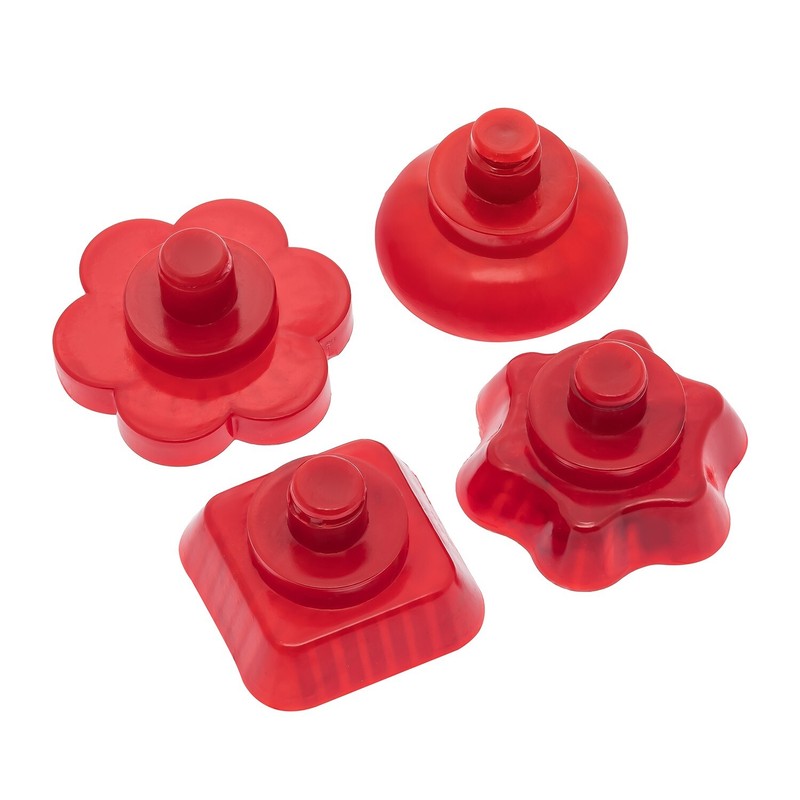 COOKIE CUTTER SET 4 PCS. RED gallery