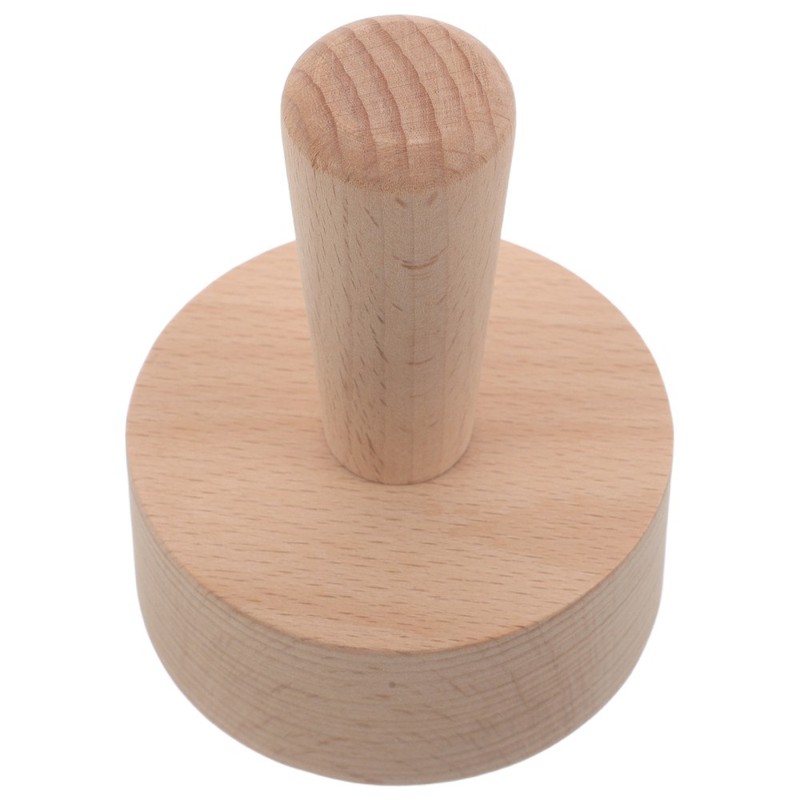 Wooden Tart Tamper: Pie Pastry Dough Tamper - Wooden Pastry Dough Shaper For gallery