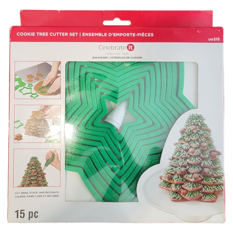 Cookie Tree Cutter Set Celebrate It Complete Set – 15 Pieces Easy Assembly