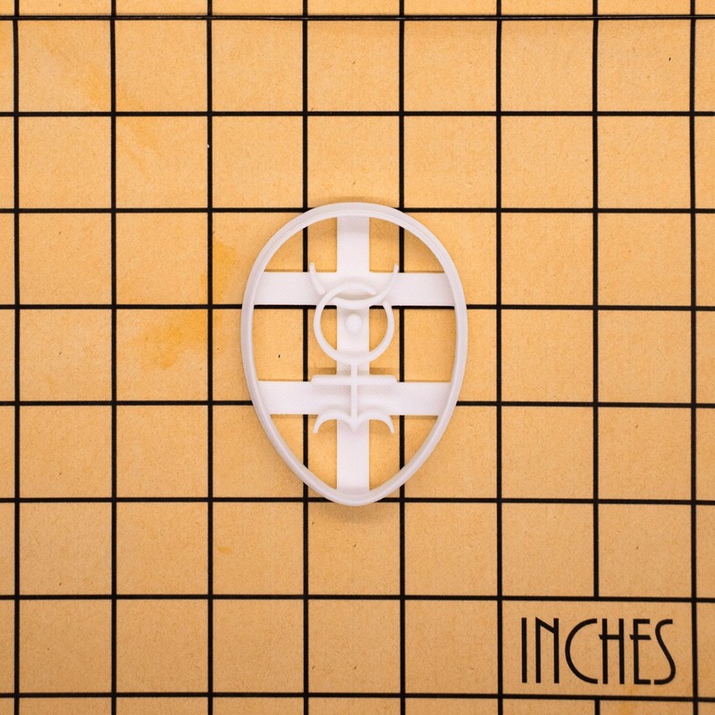 Hieroglyphic Monad Cookie Cutter - Esoteric Alchemy & Astrology Mystical Baking gallery