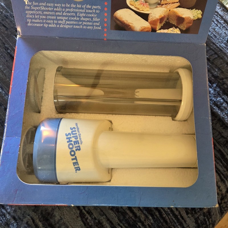 The Super Shooter Cordless Cookie Press Food Decorator Hamilton Beach 80000 Cake gallery
