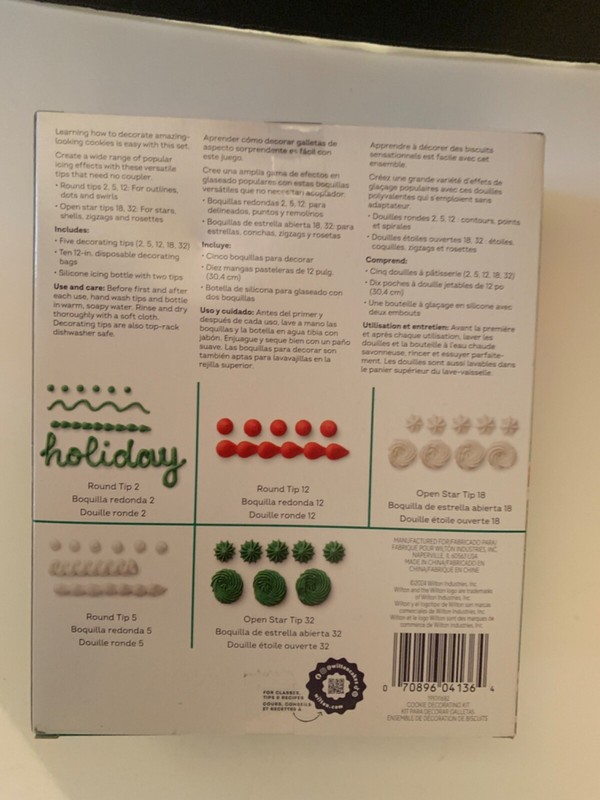 New In Box Wilton 18 pc. Cookie/Cake Decorating Set 2024 gallery